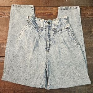 Vintage Cherokee 80's Acid Wash High Waist Blue Jeans